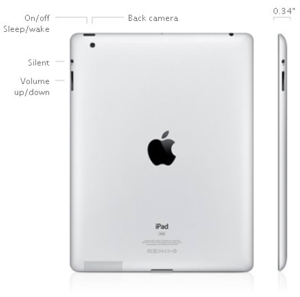 Apple iPad 2 MC979LL/A Tablet (16GB, Wifi, branco) 2ª